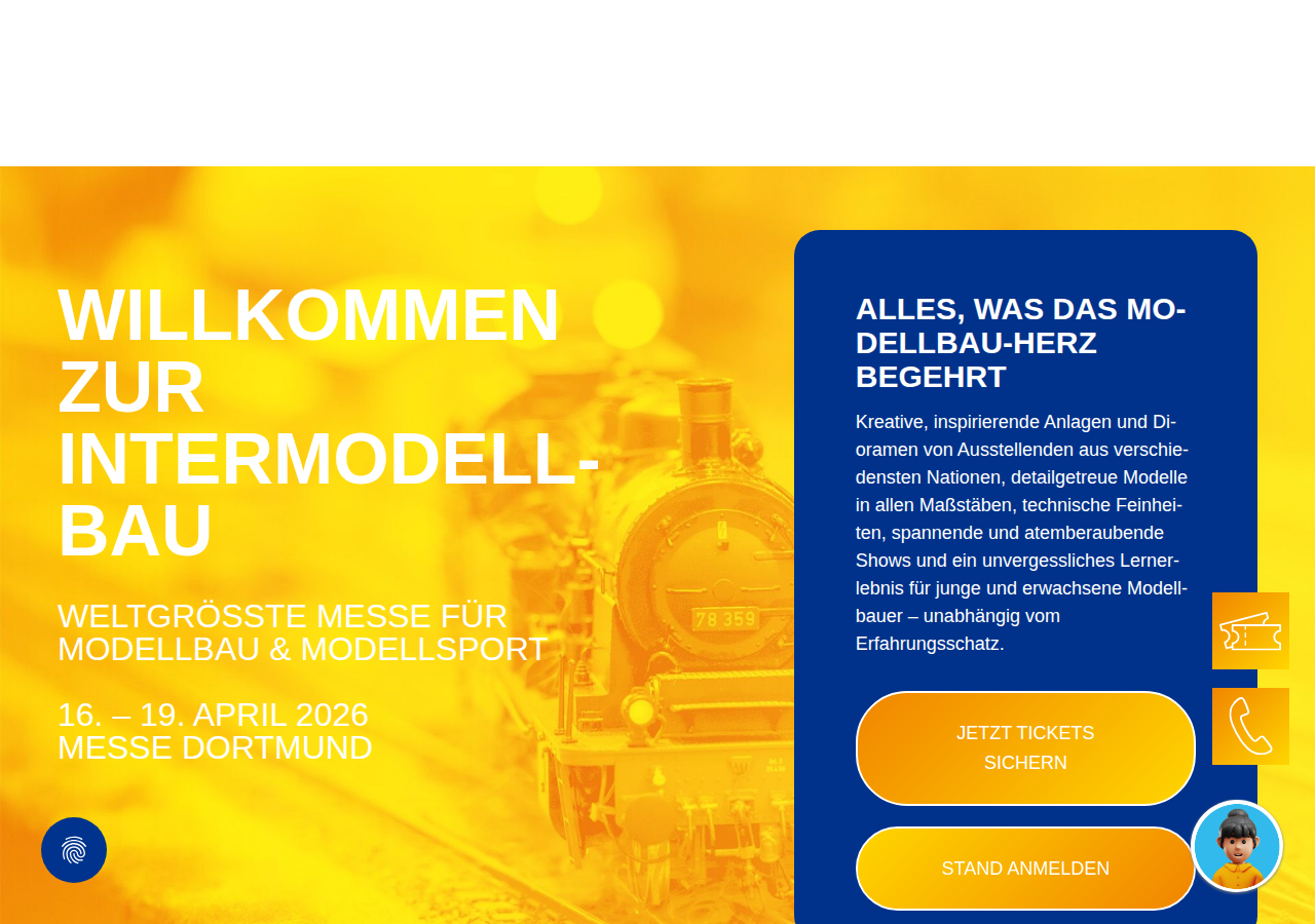 Weltgrößte Messe für Modellbau und Modellsport Messe-Website